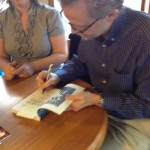 Ridley Pearson signing Ridley Pearson signing
