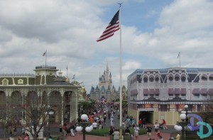 Magic Kingdom American Flag