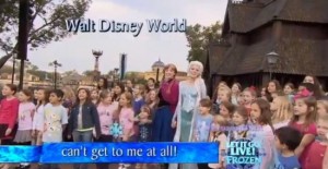 Disney's Frozen sing-a-long