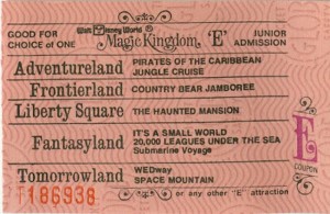 Walt Disney World E-Ticket