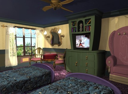 Image result for haunted mansion hotel room