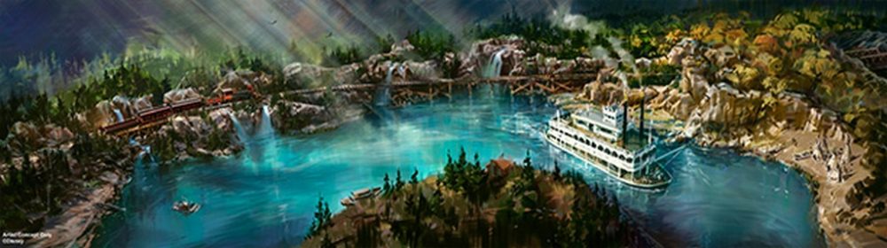 disneyland railroad rivers of america