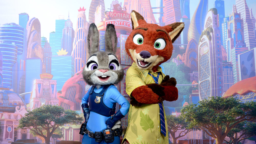 zootopia characters magic kingdom