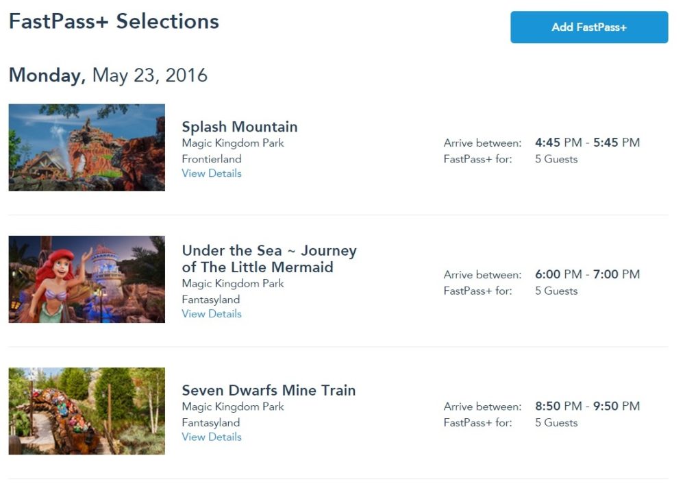new disney fastpass